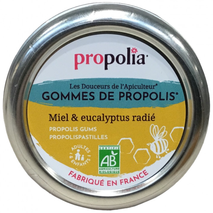 Propolia - Gommes de Propolis, Miel & Eucalyptus Radié Bio