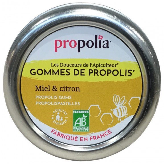 Propolia - Gommes Propolis Miel et Citron - BIO