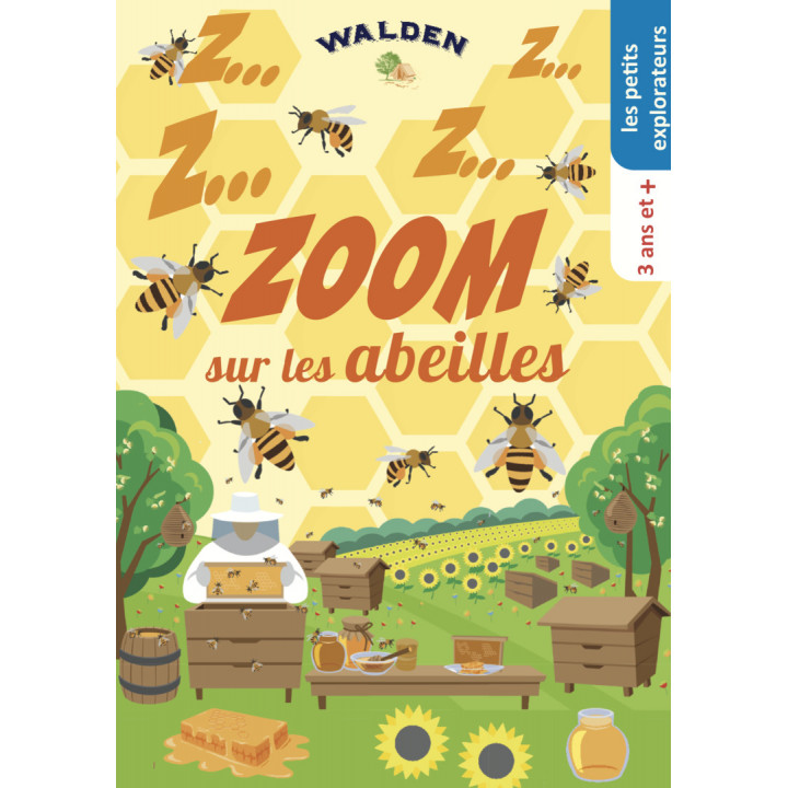 Zoom sur les abeilles - livre pour enfants à partir de 3 ans