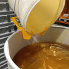 Support pour seau à miel en PVC Jaune