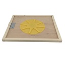 Chasse-abeille à 8 sorties, en plastique, monté sur plateau couvre-cadre 43x50 cm