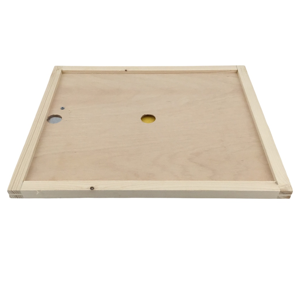 Chasse-abeille à 8 sorties, en plastique, monté sur plateau couvre-cadre 43x50 cm