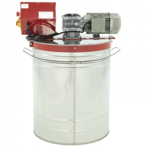 Mélangeur malaxeur 200L - 280Kg avec nouveau contrôleur, de derrière, à Fernelmont