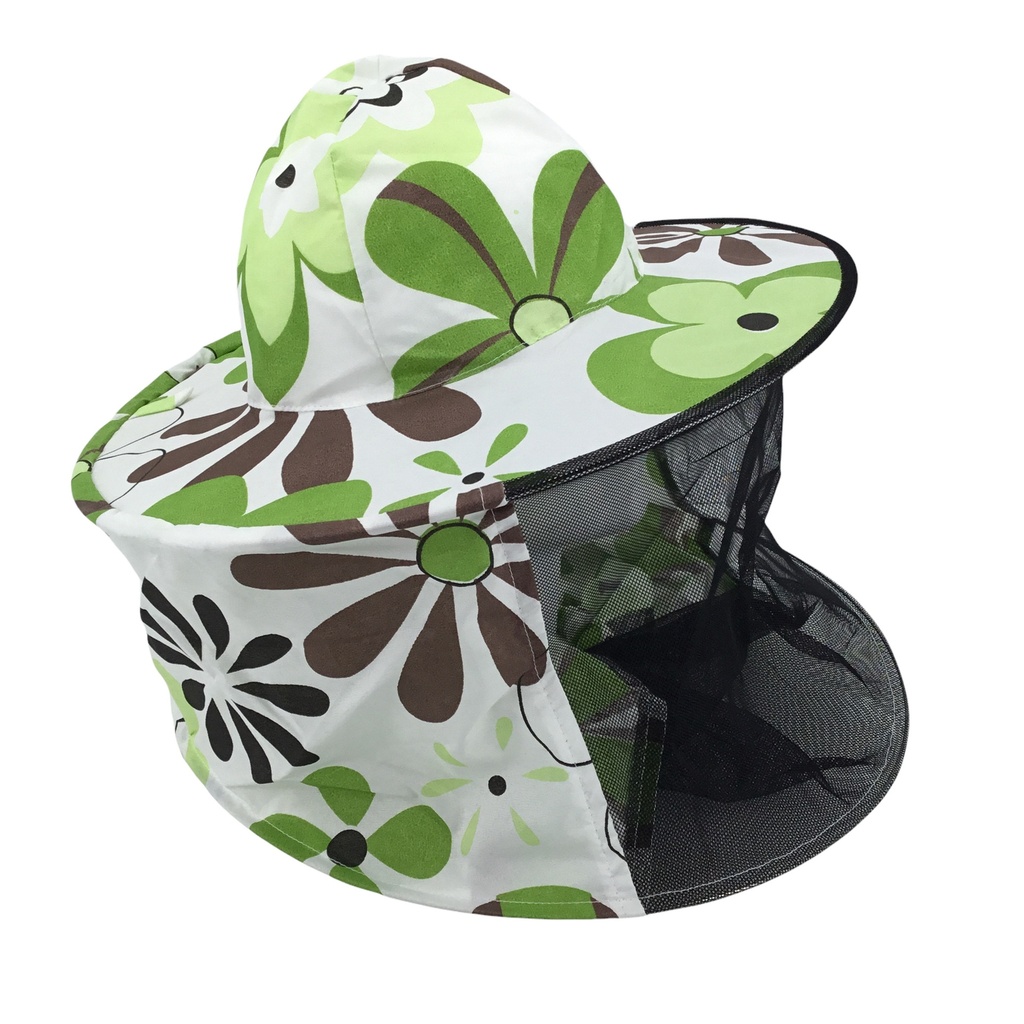 Chapeau voile d'apiculteur avec motifs
