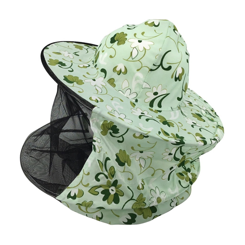 Chapeau voile d'apiculteur avec motifs