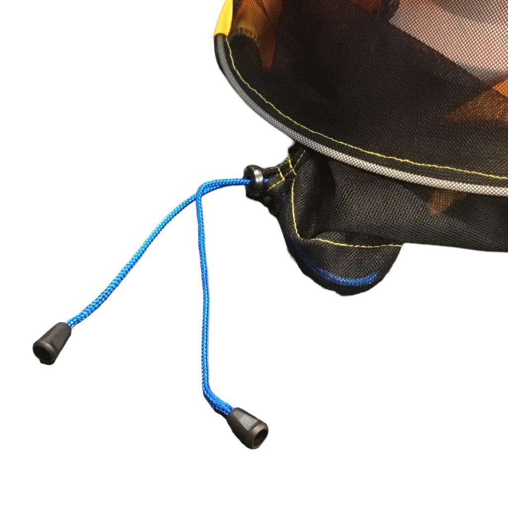 Chapeau voile d'apiculteur uni détail du cordon qui peut être resserré