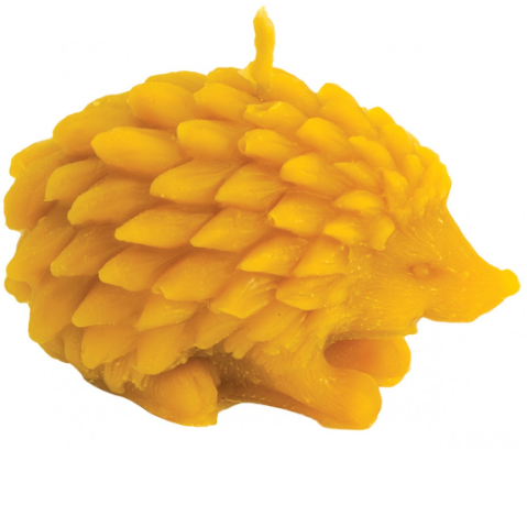 Bougie de cire d'abeilles - "PETIT HERISSON"