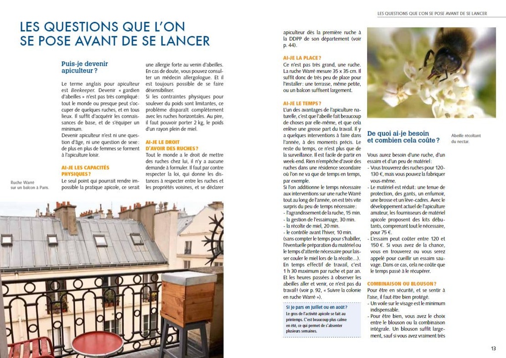 L'apiculture naturelle pour les débutants - Installer une ruche Warré en ville ou à la campagne