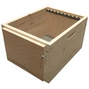 Corps de ruche en queue d'aronde double parois DADANT 10 cadres avec cadre témoin top qualité