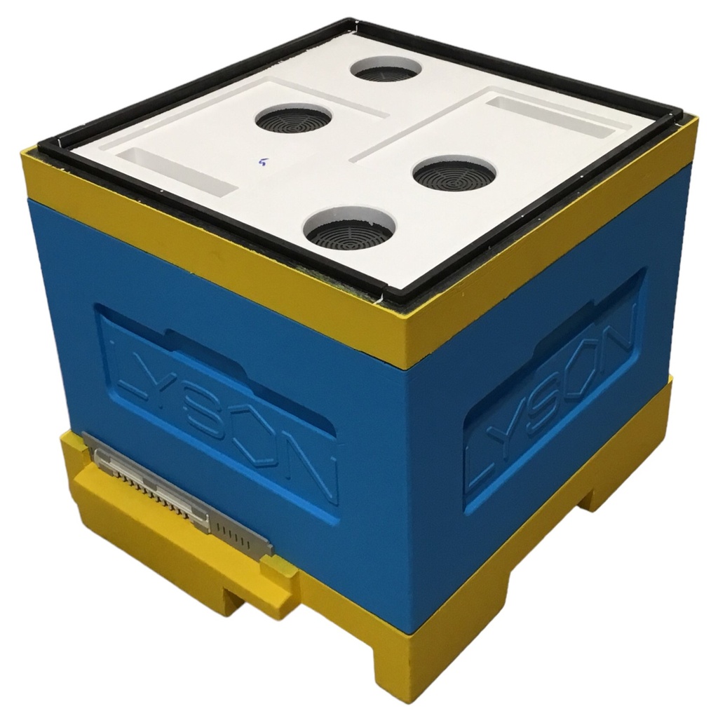 Ruche d'élevage convertible Lyson 12C PEINTE couvre cadre aéré