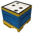 Ruche d'élevage convertible Lyson 12C PEINTE couvre cadre aéré