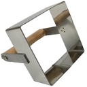 Emporte pièce inox pour miel en brèche, vue du dessous