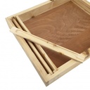 Nourrisseur couvre-cadres en bois pour DB10 double parois