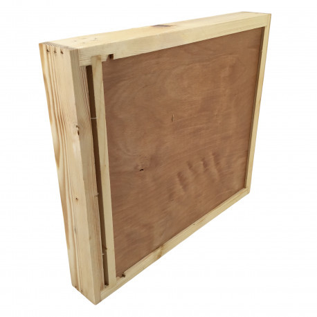 Nourrisseur couvre-cadres en bois pour DB10 double parois
