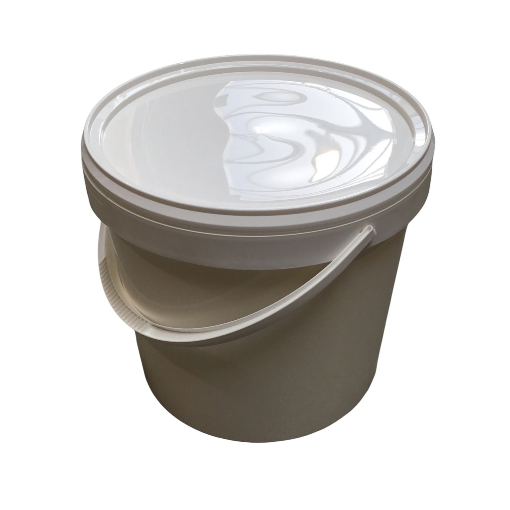 Seau BLANC Polypropylène- 7,4 L - 10 kgs