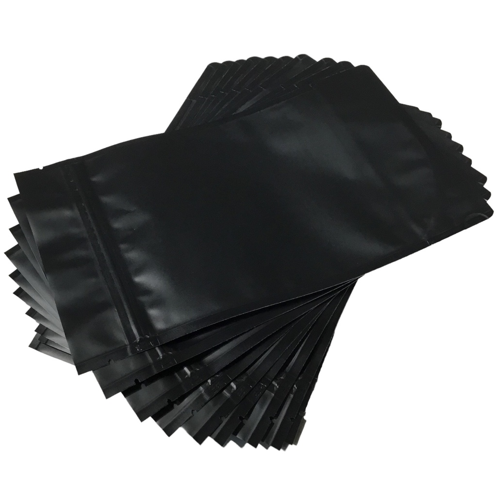 10 pochettes noires d'emballage alimentaire à Namur