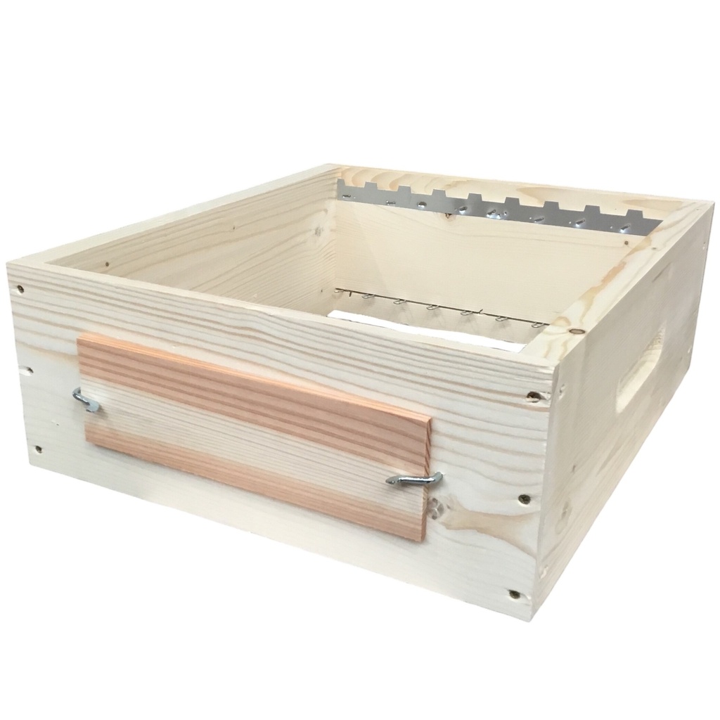 Hausse de ruche Dadant 10 cadres avec vitre d'observation Namur