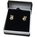 boucles d'oreilles abeilles, boucles d'oreilles élégantes, bijoux apiculture, bijoux nature, accessoires inspirés des abeilles