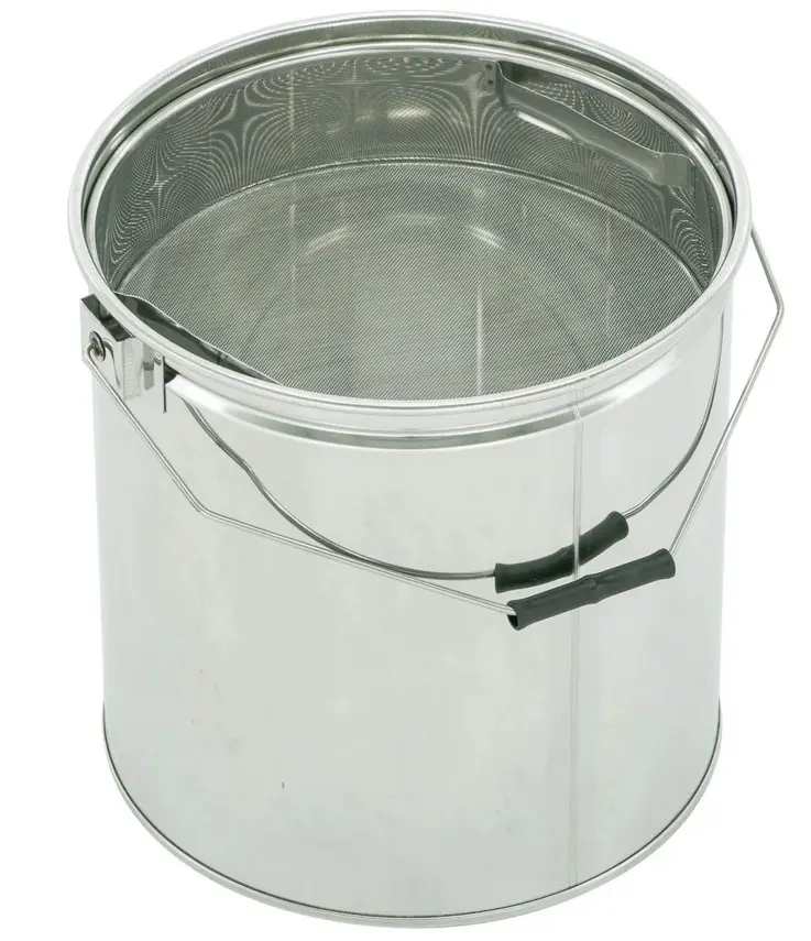 Seau en acier inoxydable 30 kg avec filtre et bague de serrage SN_251 3.webp