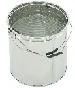 Seau en acier inoxydable 30 kg avec filtre et bague de serrage SN_251 3.webp