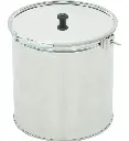 Seau en acier inoxydable 30 kg avec filtre et bague de serrage SN_251 4.webp
