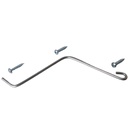 Fixe éléments en inox avec 3 vis