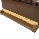 Porte grille à reine et à mâles pour fond de ruche 10 cadres Nicot IVOIRE (4.2)