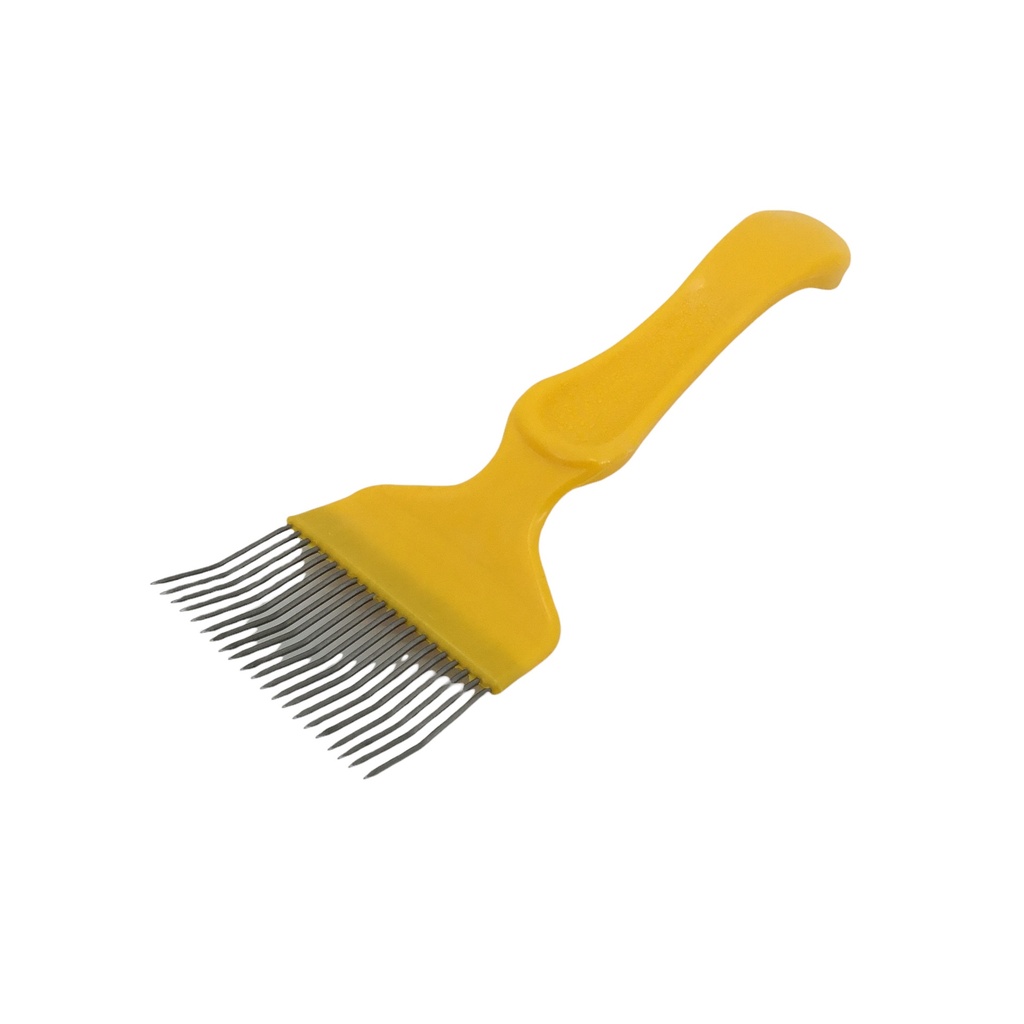 Fourchette PVC à désoperculer à pointes courbes