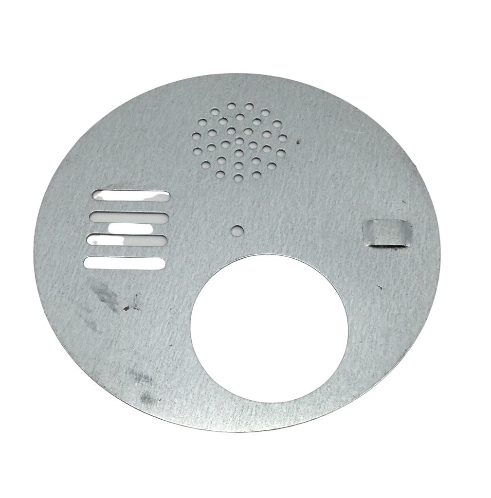 Disque en acier galvanisé pour trou de vol - 12,5 cm