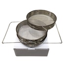 Double filtre à miel en inox réglable