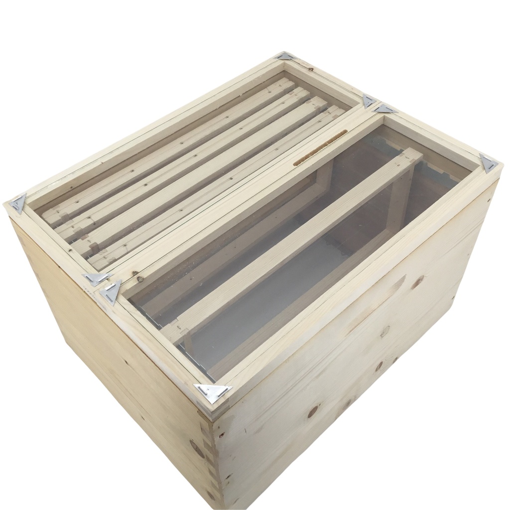 Couvre-cadres en verre Dadant double paroi 10 cadres