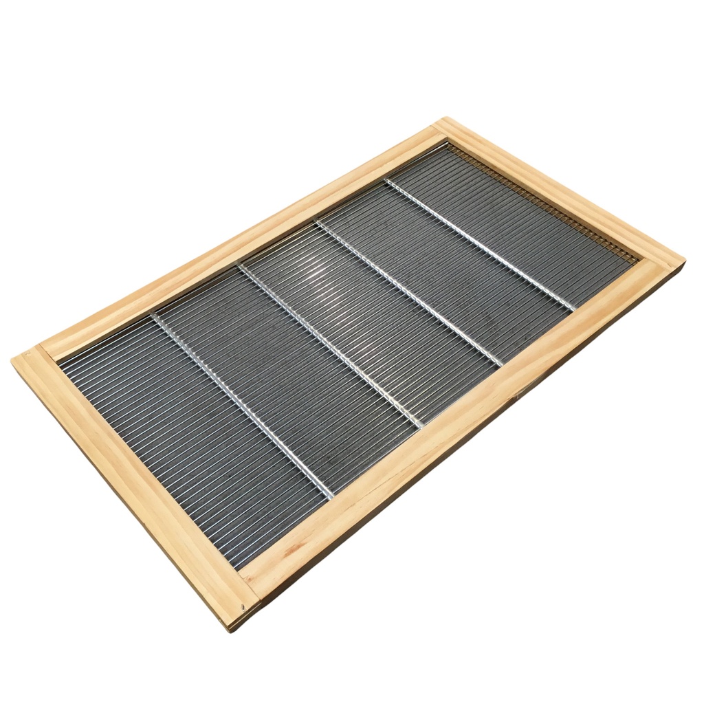 Grille à reine encadrée BOIS pour Double Parois 7 cadres