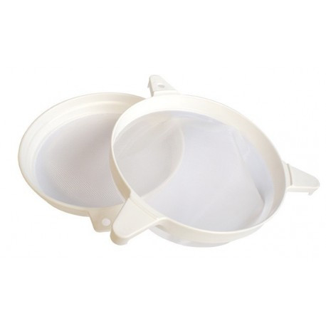 Double filtre en PVC Blanc