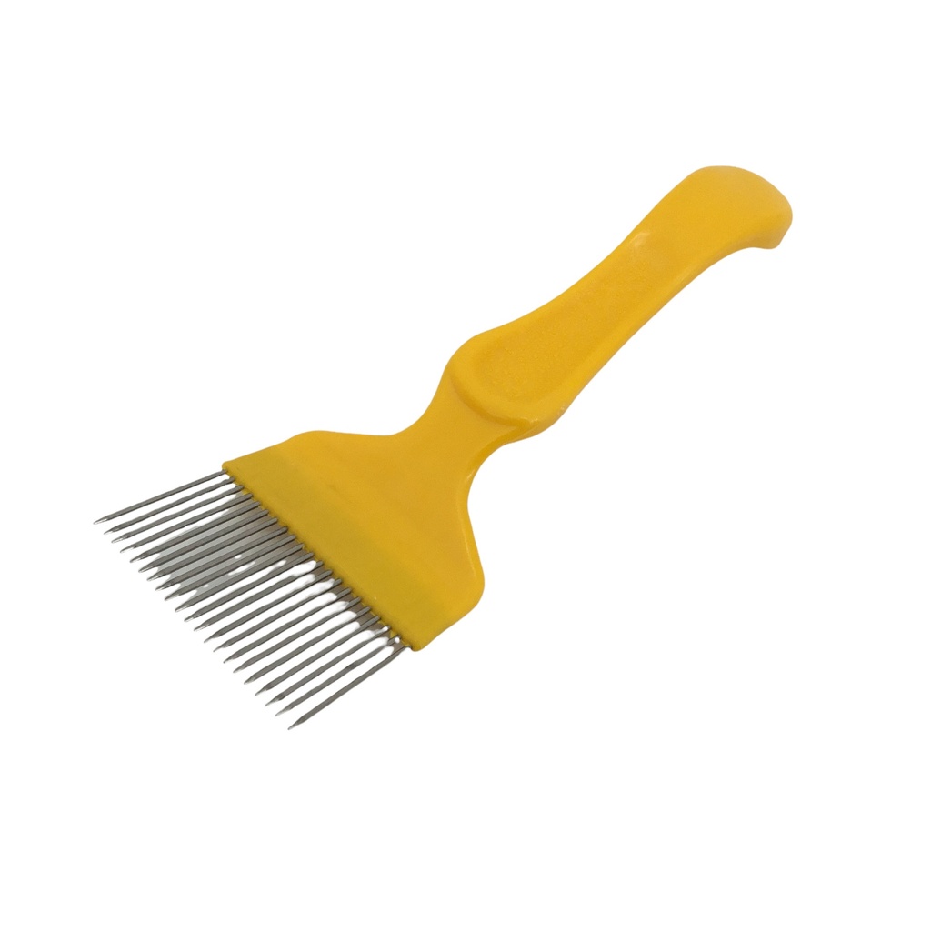 Fourchette PVC à désoperculer à pointes droites