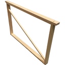 Cadre à jambage format corps Dadant