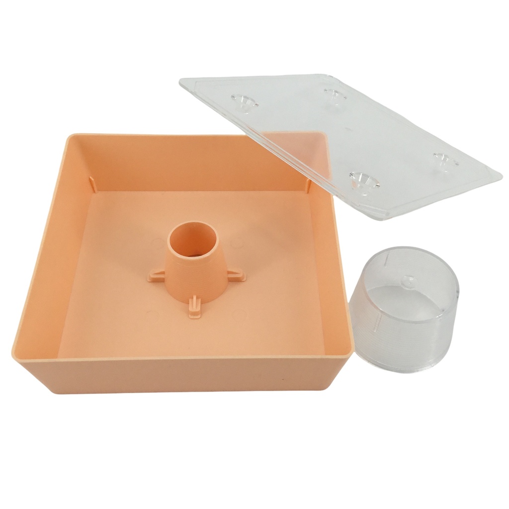 Nourrisseur en plastique plat Lorho 1 Litre