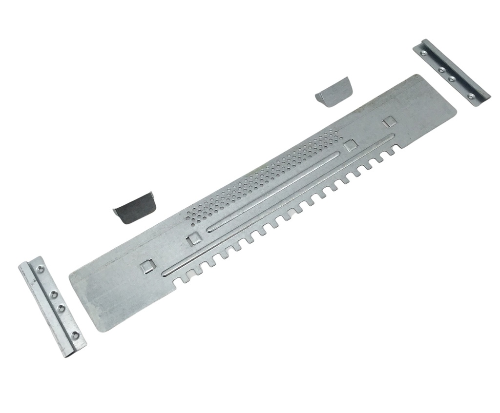 Porte glissière inversable ouvert/fermé en acier