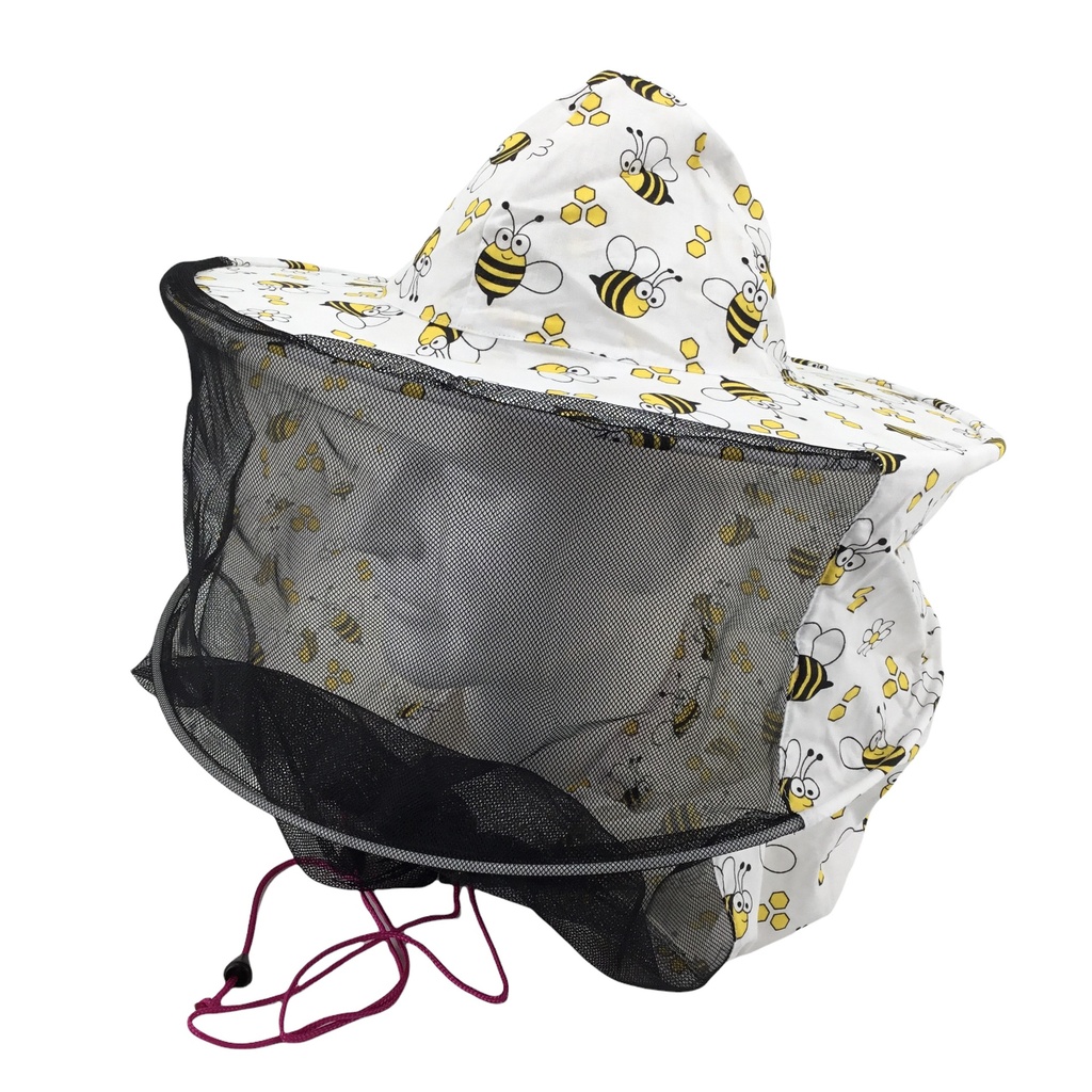Chapeau voile d'apiculteur pour enfant avec motifs