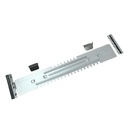 Porte glissière inversable petite et grande ouverture en acier