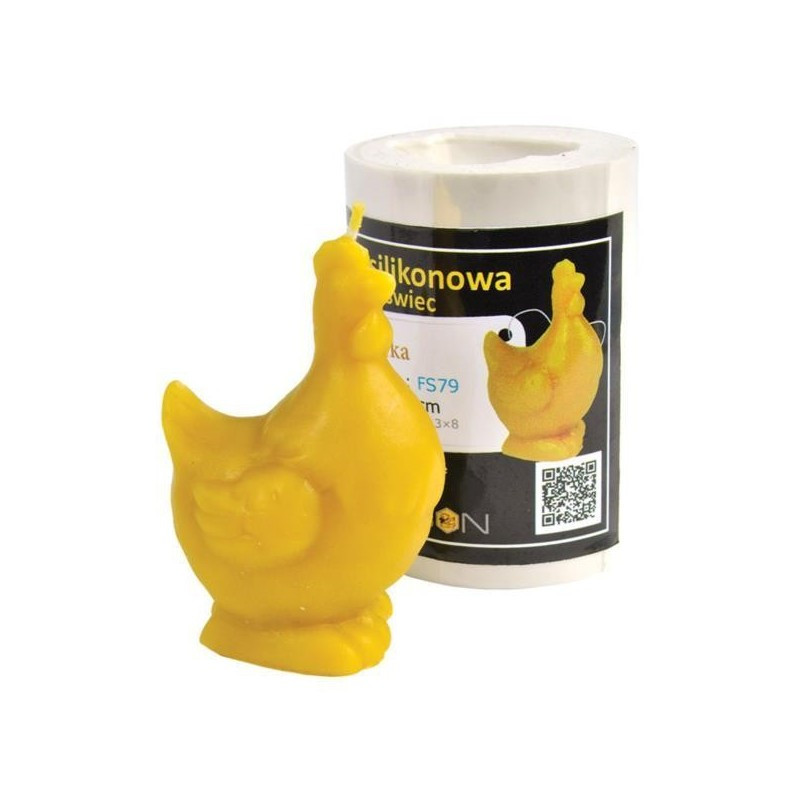 Moule à cire pour bougie - "POULETTE"