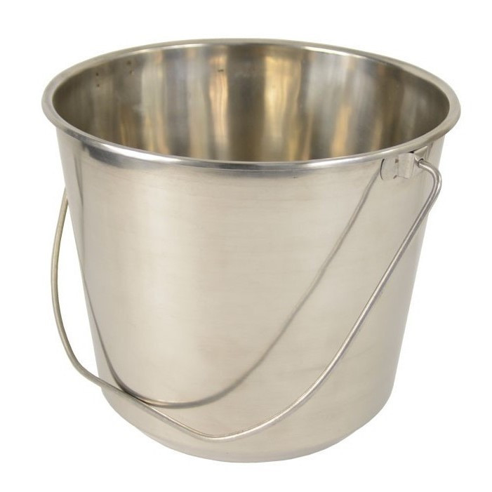 Seau inox alimentaire 15 L – Capacité 21 kg
