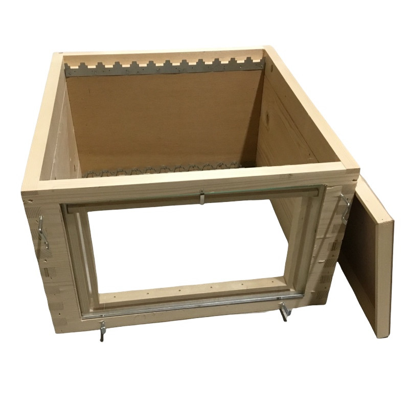 Corps de ruche ORIGINAL double paroi DADANT 12C avec cadre témoin