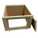 Corps de ruche ORIGINAL double paroi DADANT 12C avec cadre témoin