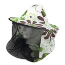 Chapeau voile d'apiculteur avec motifs