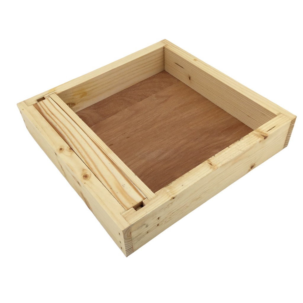 Nourrisseur couvre-cadres en bois pour ruche Warré
