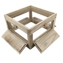 Corps de ruche pour Warré avec 4 faces vitrées Premium