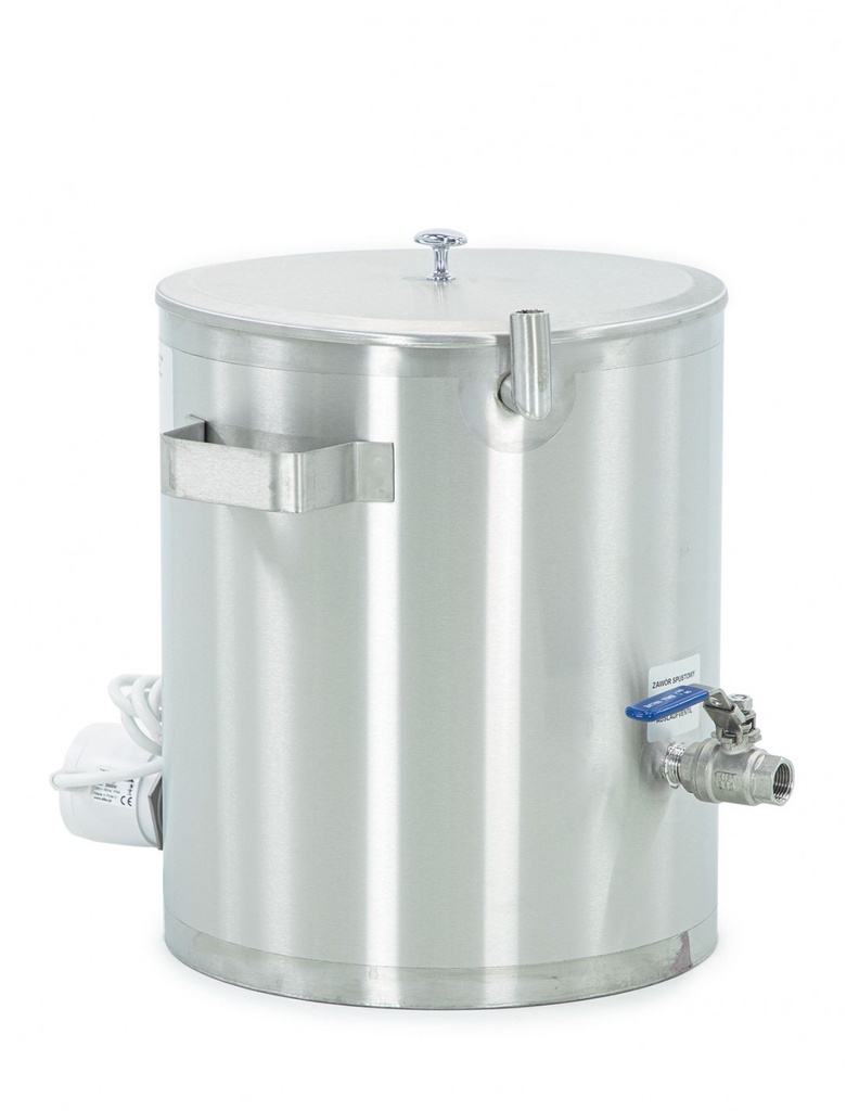 Cuve à cire électrique double paroi en inox