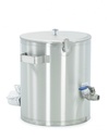 Cuve à cire électrique double paroi en inox
