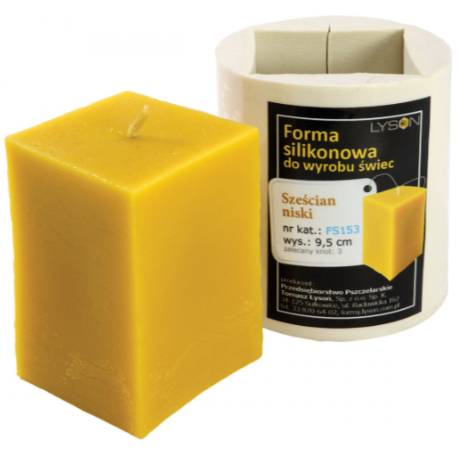 Moule à cire pour bougie - "PARALLELEPIPEDE"