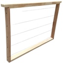 Cadre PREMIUM de corps Dadant DROIT filé HORIZONTAL